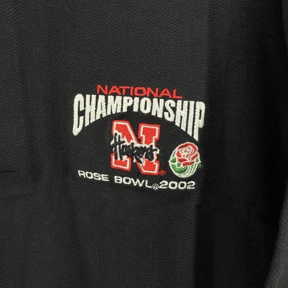 Cal Cru Other - Vintage NWT 2002 Rose Bowl National Championship Nebraska Cornhusker Black Polo